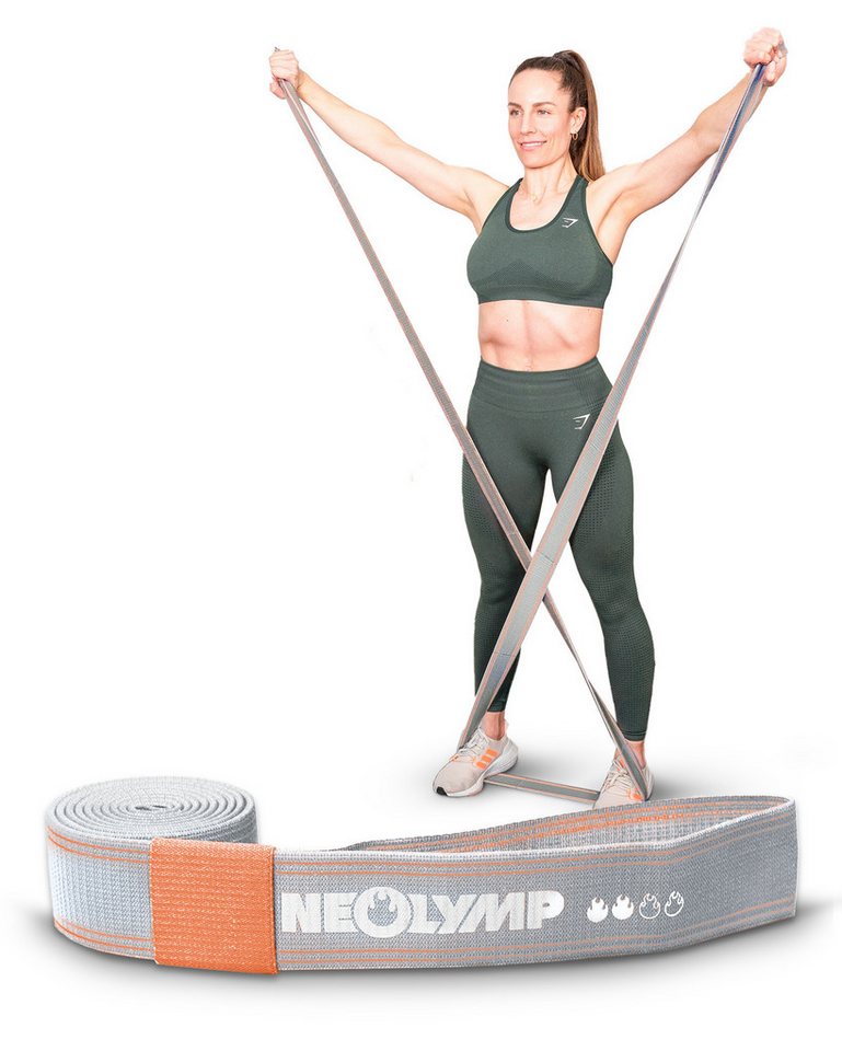 NEOLYMP Trainingsbänder Gymnastikband Stoff für vielseitiges Training - waschbar, Resistance Bands mit Verstellschnalle - Umweltfreundlich, Waschbar NEOLYMP Trainingsbänder Gymnastikband Stoff für vielseitiges Training - waschbar, Resistance Bands mit Verstellschnalle - Umweltfreundlich, Waschbar von NEOLYMP