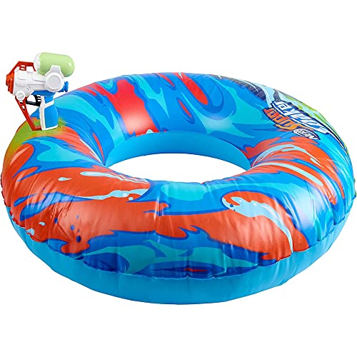 NERF Super Soaker Hydro Battle Ride-On Cruiser - Aufblasbarer Pool Float mit Pool-Fed Mega Water Blaster NERF Super Soaker Hydro Battle Ride-On Cruiser - Aufblasbarer Pool Float mit Pool-Fed Mega Water Blaster von NERF