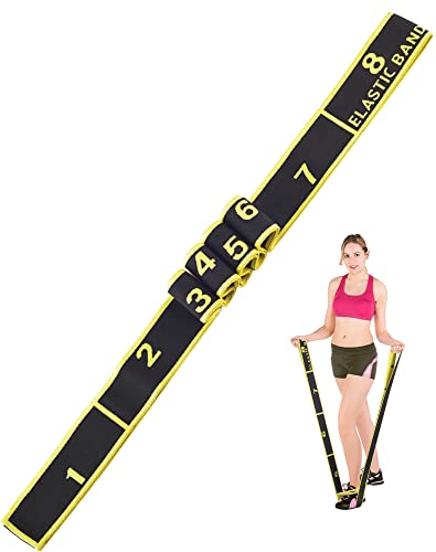 NETONDA Yoga Stretching Band Yoga Gurt mit 8 Schleifen Elastic Band Fitness Stretch Band Waschbare Stretch Strap Tragbare Fitnessband Hochelastisches Gymnastikband für Tanztraining Gymnastik Dehnen NETONDA Yoga Stretching Band Yoga Gurt mit 8 Schleifen Elastic Band Fitness Stretch Band Waschbare Stretch Strap Tragbare Fitnessband Hochelastisches Gymnastikband für Tanztraining Gymnastik Dehnen von NETONDA