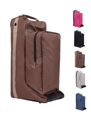 netproshop Wasserabweisende Stiefel- und Helmtasche ca. 60 x 40 x 22 cm für den Reitsport, Farbe:Braun netproshop Wasserabweisende Stiefel- und Helmtasche ca. 60 x 40 x 22 cm für den Reitsport, Farbe:Braun von NETPROSHOP