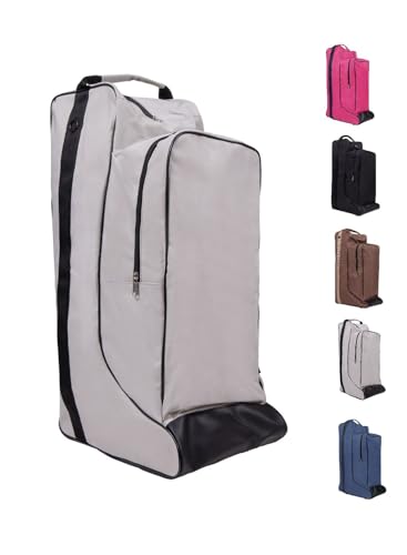 netproshop Wasserabweisende Stiefel- und Helmtasche ca. 60 x 40 x 22 cm für den Reitsport, Farbe:Grau netproshop Wasserabweisende Stiefel- und Helmtasche ca. 60 x 40 x 22 cm für den Reitsport, Farbe:Grau von NETPROSHOP