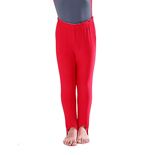 Gymnastikhose für Herren und Jungen, Ballettstrumpfhose, Steigbügelhose für Tanz, Yoga, Praxis, Athletic - Rot - Groß Gymnastikhose für Herren und Jungen, Ballettstrumpfhose, Steigbügelhose für Tanz, Yoga, Praxis, Athletic - Rot - Groß von NEW DANCE