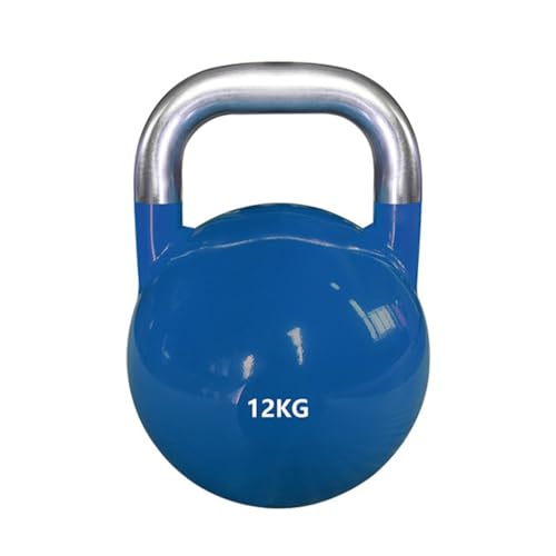 Stabile Kettlebell Aus Stahl, Ergonomisch Geformt Für Gewichtheber-Workouts, Kernkrafttraining Und Muskeltraining(Size:12KG) von NEWCIX