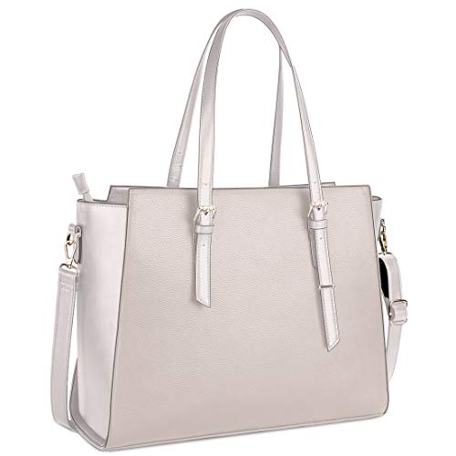 Handtasche Damen Shopper Damen Große Beige Gross Laptop Tasche 15.6 Zoll Elegant Leder Umhängetasche für Büro Arbeit Schule Handtasche Damen Shopper Damen Große Beige Gross Laptop Tasche 15.6 Zoll Elegant Leder Umhängetasche für Büro Arbeit Schule von NEWHEY