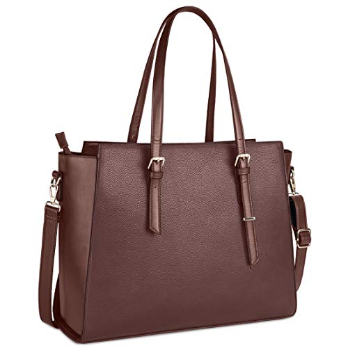 Handtasche Damen Shopper Damen Große Dunkelbraun Gross Laptop Tasche 15.6 Zoll Elegant Leder Umhängetasche für Büro Arbeit Schule Handtasche Damen Shopper Damen Große Dunkelbraun Gross Laptop Tasche 15.6 Zoll Elegant Leder Umhängetasche für Büro Arbeit Schule von NEWHEY