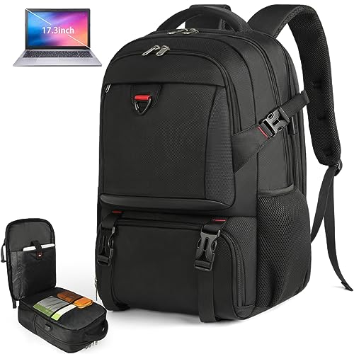 NEWHEY Laptop Rucksack Herren 17,3 Zoll mit Isoliertes Kühlfach und USB Ladeanschluss Wasserdicht Lunch Rucksack TSA Reiserucksack Kühlrucksack für Business Arbeit Schule Damen Herren Schwarz NEWHEY Laptop Rucksack Herren 17,3 Zoll mit Isoliertes Kühlfach und USB Ladeanschluss Wasserdicht Lunch Rucksack TSA Reiserucksack Kühlrucksack für Business Arbeit Schule Damen Herren Schwarz von NEWHEY