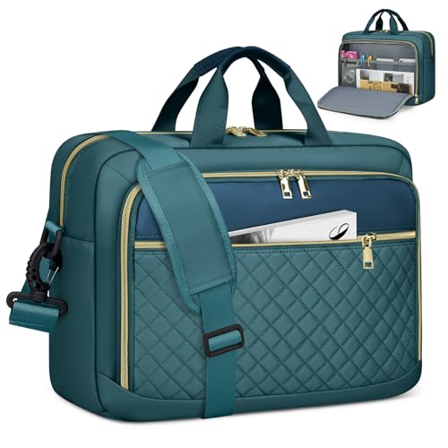 NEWHEY Laptoptasche 17,3 Zoll für Damen Laptop Aktentasche Computertasche Laptop Tasche Business Notebook Tasche Wasserdichte Schultertasche Umhängetasche für Geschäft Grün NEWHEY Laptoptasche 17,3 Zoll für Damen Laptop Aktentasche Computertasche Laptop Tasche Business Notebook Tasche Wasserdichte Schultertasche Umhängetasche für Geschäft Grün von NEWHEY