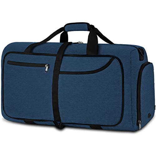 NEWHEY Reisetasche Groß 120L Faltbare Reisetaschen Leichte Sporttasche für männer mit Schuhfach für Weekender Herren Damen Duffel Taschen von NEWHEY