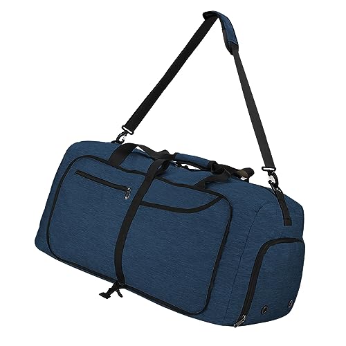 NEWHEY Reisetasche Groß 65L Faltbare Reisetaschen Leichte Sporttasche für männer mit Schuhfach für Weekender Herren Damen Duffel Taschen Blau NEWHEY Reisetasche Groß 65L Faltbare Reisetaschen Leichte Sporttasche für männer mit Schuhfach für Weekender Herren Damen Duffel Taschen Blau von NEWHEY