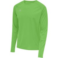 newline Core Laufshirt langarm Kinder green flash 152 von NEWLINE