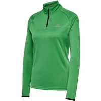 newline Phoenix 1/2-Zip langarm Laufshirt Damen 6089 - medium green XS von NEWLINE