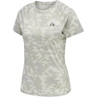 newline Running Laufshirt Damen oyster mushroom aop L von NEWLINE