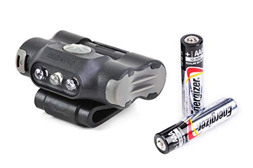 NEXTORCH UL10 - LED- Cliplampe mit 3 Stufen weißem Licht für Kappen, Molle, Rucksäcke, Koppel, Gürtel von NEXTORCH