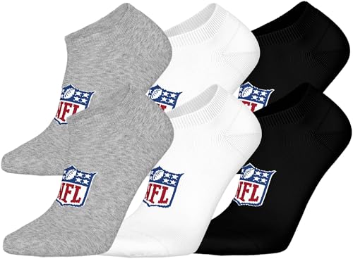 NFL Shield 6pk Sneaker Socks - MGR/WHT/BLK - 39/42 NFL Shield 6pk Sneaker Socks - MGR/WHT/BLK - 39/42 von NFL