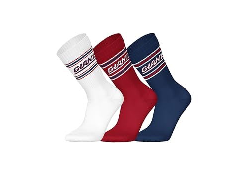 New York Giants 3pk Crew Socks - WHT/RED/DBL - 43/46 New York Giants 3pk Crew Socks - WHT/RED/DBL - 43/46 von NFL