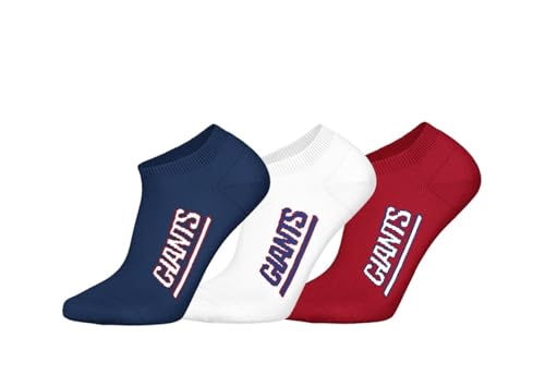 New York Giants 3pk Sneaker Socks - DBL/WHT/RED - 43/46 New York Giants 3pk Sneaker Socks - DBL/WHT/RED - 43/46 von NFL