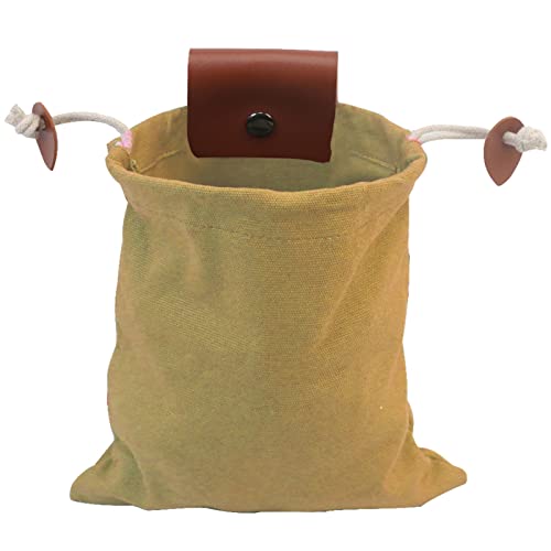 Oxford Cloth Outdoor Futtertasche Felsen Sammeln mit Kordelzug für Pilzjagd Taille hängende Werkzeugtasche Packtaschen für Herren von NGCG