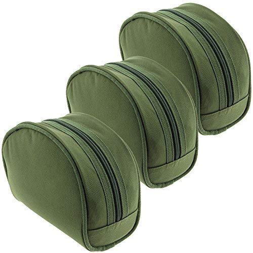 3 x NGT grün Polyester Karpfen Grob gepolstert grün Angeln Tackle Spule Fällen Set 3 x NGT grün Polyester Karpfen Grob gepolstert grün Angeln Tackle Spule Fällen Set von NGT