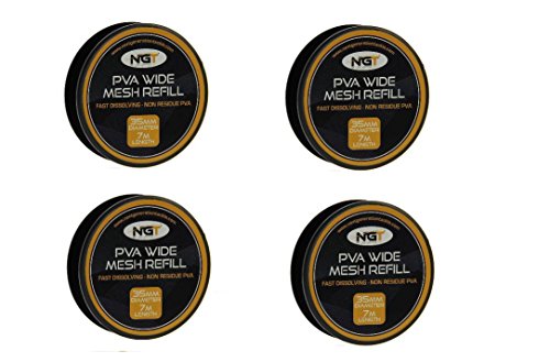 Breit Mine – 7 m x 35 mm PVA Netz X 4 Karpfen-/Süßwasserangeln Breit Mine – 7 m x 35 mm PVA Netz X 4 Karpfen-/Süßwasserangeln von NGT