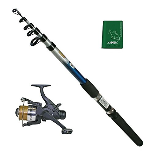Karpfen Zander Hecht Angelset 1 x Angelrute 2,40 m Teleskoprute + 1 x Freilaufrollen inkl. Schnur Karpfen Zander Hecht Angelset 1 x Angelrute 2,40 m Teleskoprute + 1 x Freilaufrollen inkl. Schnur von NGT