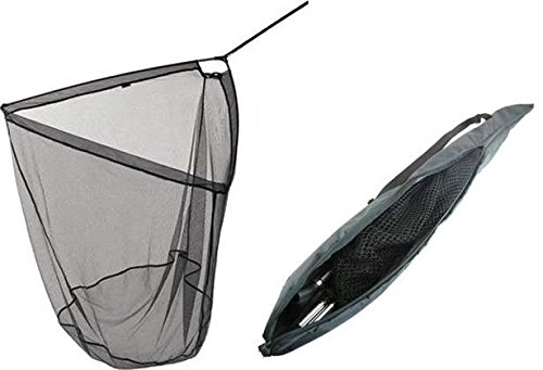NGT Carp Net 42 with Handle + Case Free Kescher, schwarz, XL NGT Carp Net 42 with Handle + Case Free Kescher, schwarz, XL von NGT