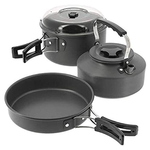 NGT Kettle, Pot und Pan Set 3pc Kochset, schwarz, M von NGT