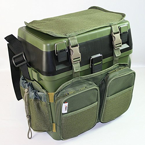 NGT Sitzbox Seat Box Sitzkiepe Angelkoffer Tackle Box mit Rucksacküberzug aus Canvas NGT Sitzbox Seat Box Sitzkiepe Angelkoffer Tackle Box mit Rucksacküberzug aus Canvas von NGT