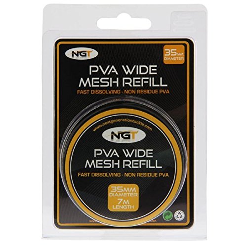 NGT Unisex fpva W PVA Wide MESH Refill-7 m X 35 mm, Transparent, 7 m NGT Unisex fpva W PVA Wide MESH Refill-7 m X 35 mm, Transparent, 7 m von NGT