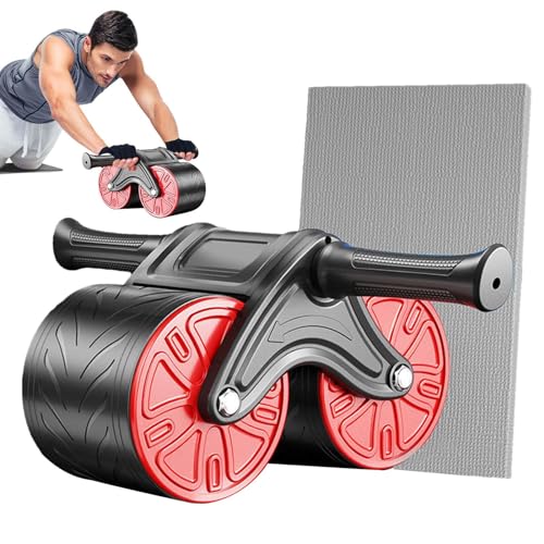 Automatisches Rebound-Bauchrad, Ab-Rollerrad | Bauchrad-Übungsrolle, automatischer Rückprall - Home Gym Fitness Roller für Rumpftraining und Bauchkrafttraining – für Männer und Frauen von NGUMMS