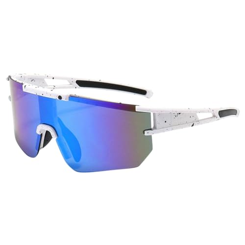 NHCMDSB Fahrradbrille Sport Sonnenbrille, Polarisierte Sportbrille für Herren Damen,Sportsonnenbrille Fahrrad Sonnenbrille UV 400 Schutz Schutzbrille für Reiten Ski Laufen Sport im Freien von NHCMDSB