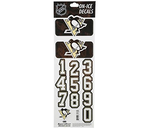 NHL Helmsticker Set Sportstar Team Pittsburgh Penguins von NHL