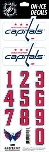 Helmsticker Set NHL Sportstar Team Washington Capitals dunkler Helm Helmsticker Set NHL Sportstar Team Washington Capitals dunkler Helm von NHL