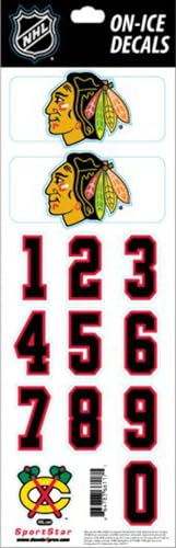 NHL Helmsticker Set Sportstar Team Chicago Blackhawks NHL Helmsticker Set Sportstar Team Chicago Blackhawks von NHL