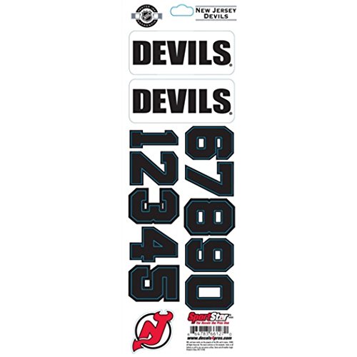 NHL Helmsticker Set Sportstar Team New Jersey Devils NHL Helmsticker Set Sportstar Team New Jersey Devils von SportStar