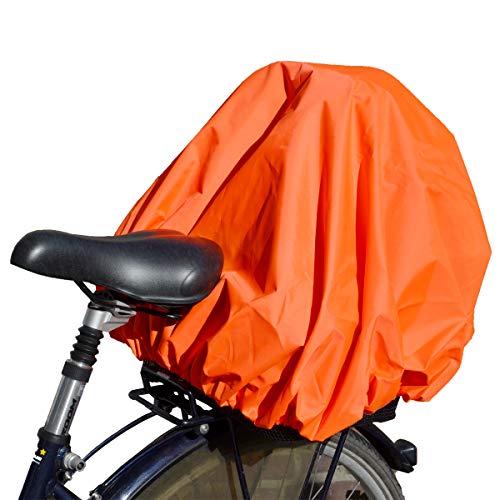 NICE'n'DRY Abdeckung und Regenschutz für Fahrradkorb XXL, Neonorange von NICE'n'DRY