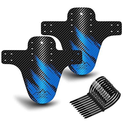 NICEDACK Schutzbleche Mountainbike,Mountainbike Spritzschutz, MTB Vordere und Hintere Kompatible Mudguard,Fahrrad Zubehör MTB Mud Guard Fit 20 26 27 27.5" 29 Zoll Fat Bike NICEDACK Schutzbleche Mountainbike,Mountainbike Spritzschutz, MTB Vordere und Hintere Kompatible Mudguard,Fahrrad Zubehör MTB Mud Guard Fit 20 26 27 27.5" 29 Zoll Fat Bike von NICEDACK