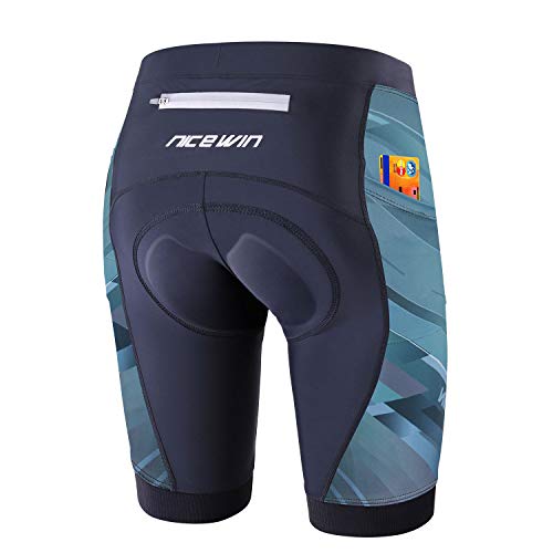 NICEWIN Radlerhose Damen mit Sitzpolster 4D Gepolstert Fahrradhose kurz Sporthose Atmungsaktive Schnell Trocknende Stoßfeste Radlershorts Damen,S,Grau NICEWIN Radlerhose Damen mit Sitzpolster 4D Gepolstert Fahrradhose kurz Sporthose Atmungsaktive Schnell Trocknende Stoßfeste Radlershorts Damen,S,Grau von NICEWIN
