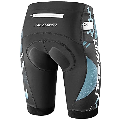 NICEWIN Radlerhose Herren mit Sitzpolster 4D Gepolsterte Fahrradhose kurz Atmungsaktive schnelltrocknende stoßfeste Herren Fahrrad Hosen Radhose NICEWIN Radlerhose Herren mit Sitzpolster 4D Gepolsterte Fahrradhose kurz Atmungsaktive schnelltrocknende stoßfeste Herren Fahrrad Hosen Radhose von NICEWIN