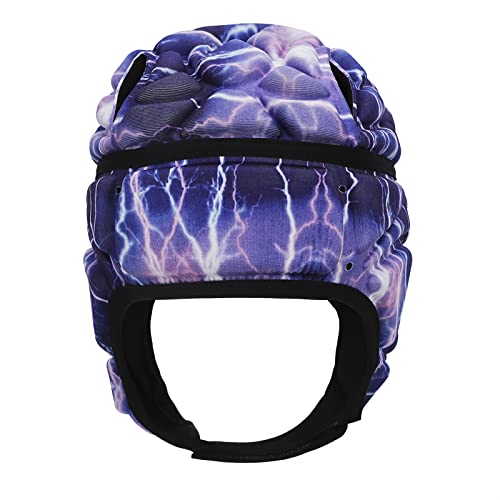 Rugby Helm Kopfschutz Torhüter Fußball Torwart Helm Sport Kopfbedeckung Scrum Cap Kopfschutz Weicher Schutzhelm Unterstützung für Hockey Fußball Rugby von NICEYEA