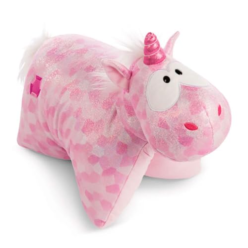 NICI 47636 Kuscheltierkissen Einhorn Pink Diamond 40x30xcm Plüsch glitzernd, 1 Stück (1er Pack) von NICI