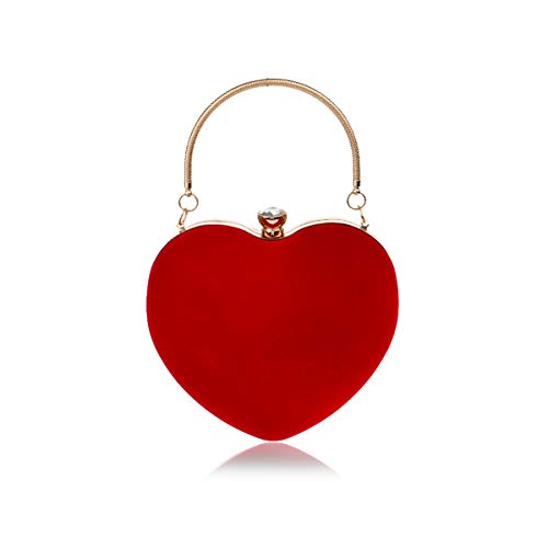 NICOLE & DORIS Abendtasche Damen Abend Clutch Umhängetasche für Hochzeit sketten Tasche Handtasche für Party rot NICOLE & DORIS Abendtasche Damen Abend Clutch Umhängetasche für Hochzeit sketten Tasche Handtasche für Party rot von NICOLE & DORIS