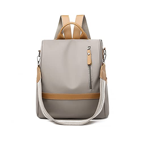 NICOLE & DORIS Damen Casual Rucksack Wasserdichter Rucksack für Frauen Reise Rucksack Anti Diebstahl Schulrucksack Stylische Schultasche Elegant Khaki von NICOLE & DORIS