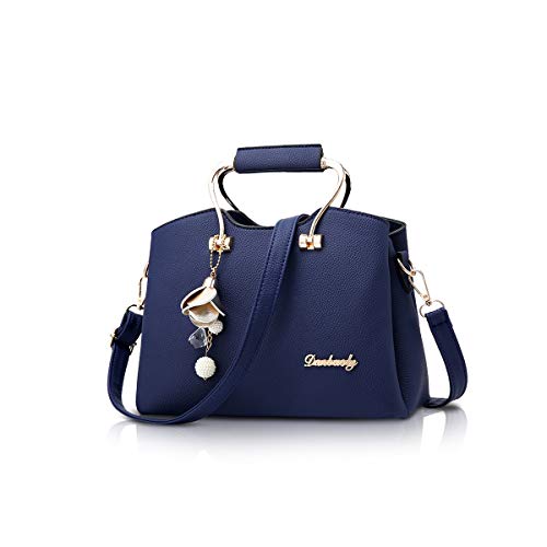 NICOLE & DORIS Damen Handtaschen, Umhängetasche, Crossbody-Tasche, Leder, für Damen, mit langem Gurt, dunkelblau, L, Elegant NICOLE & DORIS Damen Handtaschen, Umhängetasche, Crossbody-Tasche, Leder, für Damen, mit langem Gurt, dunkelblau, L, Elegant von NICOLE & DORIS