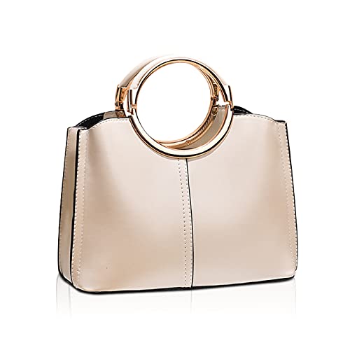 NICOLE & DORIS Damen Henkeltaschen Elegante Frauen Umhängetasche mit Top Griff Mehreren Fächern Designer Tasche Klein Mode Schultertasche Handytasche PU Leder Weiß NICOLE & DORIS Damen Henkeltaschen Elegante Frauen Umhängetasche mit Top Griff Mehreren Fächern Designer Tasche Klein Mode Schultertasche Handytasche PU Leder Weiß von NICOLE & DORIS
