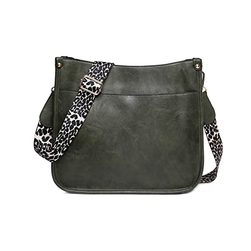NICOLE & DORIS Frauen Umhängetasche Damen Handtasche Schultertasche Leder PU Satchel Tasche Multi-Pocket Crossbody Bag Damen Messenger Bag Shopper Tragetasche Dunkelgrün NICOLE & DORIS Frauen Umhängetasche Damen Handtasche Schultertasche Leder PU Satchel Tasche Multi-Pocket Crossbody Bag Damen Messenger Bag Shopper Tragetasche Dunkelgrün von NICOLE & DORIS