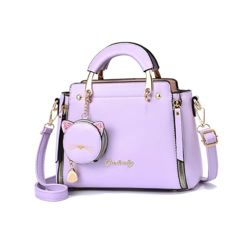 NICOLE & DORIS Frauen Umhängetasche Klein Tasche Mode Handtaschen Damen Kuriertaschen Handytasche Mädchen Crossbody Schultertaschen mit Geldbörse Lila NICOLE & DORIS Frauen Umhängetasche Klein Tasche Mode Handtaschen Damen Kuriertaschen Handytasche Mädchen Crossbody Schultertaschen mit Geldbörse Lila von NICOLE & DORIS