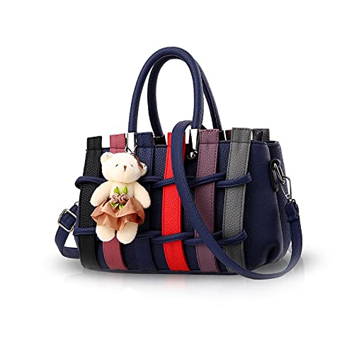 NICOLE & DORIS Handtaschen für Damen Umhängetaschen Henkeltaschen Damen Handtasche die neuesten Trends Spleiß Farbe von NICOLE & DORIS
