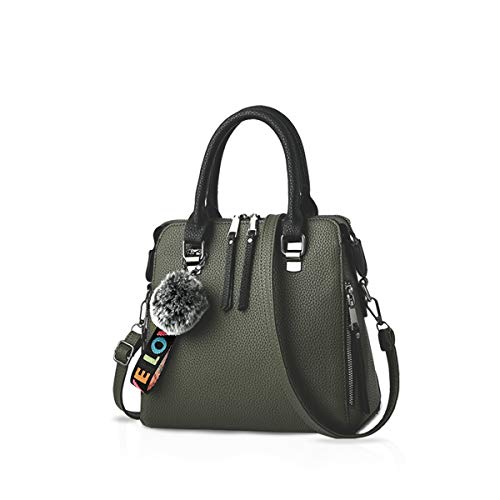 NICOLE & DORIS Mode Handtaschen Damen Taschen Elegant Shopper Tote Leder Schultertasche Frauen Umhängetasche Klassisch Henkeltasche für Büro Täglich Gebrauch Grün NICOLE & DORIS Mode Handtaschen Damen Taschen Elegant Shopper Tote Leder Schultertasche Frauen Umhängetasche Klassisch Henkeltasche für Büro Täglich Gebrauch Grün von NICOLE & DORIS