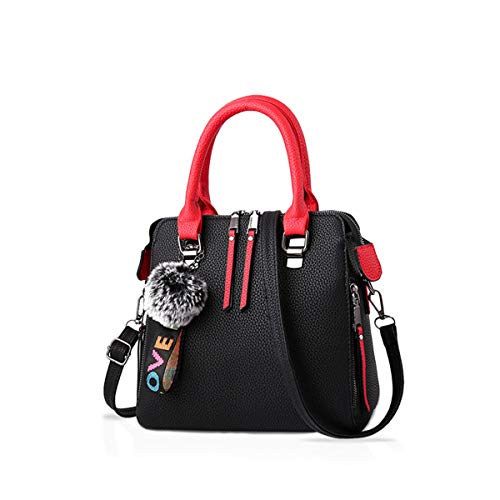 NICOLE & DORIS Mode Handtaschen Damen Taschen Elegant Shopper Tote Leder Schultertasche Frauen Umhängetasche Klassisch Henkeltasche für Büro Täglich Gebrauch Schwarz NICOLE & DORIS Mode Handtaschen Damen Taschen Elegant Shopper Tote Leder Schultertasche Frauen Umhängetasche Klassisch Henkeltasche für Büro Täglich Gebrauch Schwarz von NICOLE & DORIS