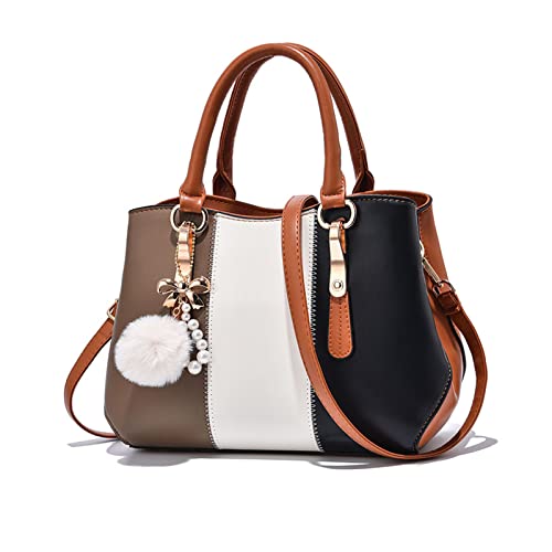 NICOLE&DORIS Neue Damen Handtasche Weisehandtaschen Schultertasche Mehrfarbige Geldbeutel Shopper Tote Crossbody Bag Frauen Umhängetasche Braun NICOLE&DORIS Neue Damen Handtasche Weisehandtaschen Schultertasche Mehrfarbige Geldbeutel Shopper Tote Crossbody Bag Frauen Umhängetasche Braun von NICOLE & DORIS